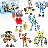 7-in-1 Singing Monsters Building Blocks, 7 Packs My Music Game Monster Friends Building Set, Game Action Figure Building Toys for Boys and Girls Adults, 639 PCS