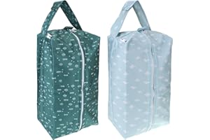 Mama Koala Waterproof Diaper Pods for Baby Items, Cloth Diapers, Swimsuits, Travel, Gym Clothes, Beach, Pump Parts, Toiletries, 2 Pack(DP-Pine Forest)