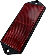 AB Tools Red Large Rectangular Rear Reflector 126x51x7mm Pack of 10 TR073 view 6