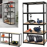 Royalswill Garage Shelving Units 5 Tier Heavy Duty 175KG per Shelf 150x70x30 view 7