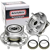 MotorbyMotor-4WD Front Wheel Bearing Hub Assembly for Toyota Tacoma Fj Cruiser 4Runner, Lexus GX460 GX470 Wheel Bearing Hubs Set, Pair Hubs 950-001 515040 w/6 Lugs