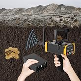 Wawuwao Underground Metal Detector, Gold Finder Underground Metal Scanner with LCD Display &amp; 360&deg; Auto Rotation for Gold Silver Copper Diamond, 3248ft Max Detection Range + 3.3-52.5 Detection Depth