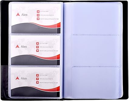 Amazon Co Jp Toptommy 名刺入れ カードホルダー 名刺ホルダー カードケース 大容量 240名収納可能 男女兼用 Pu製 ビジネス用 文房具 オフィス用品