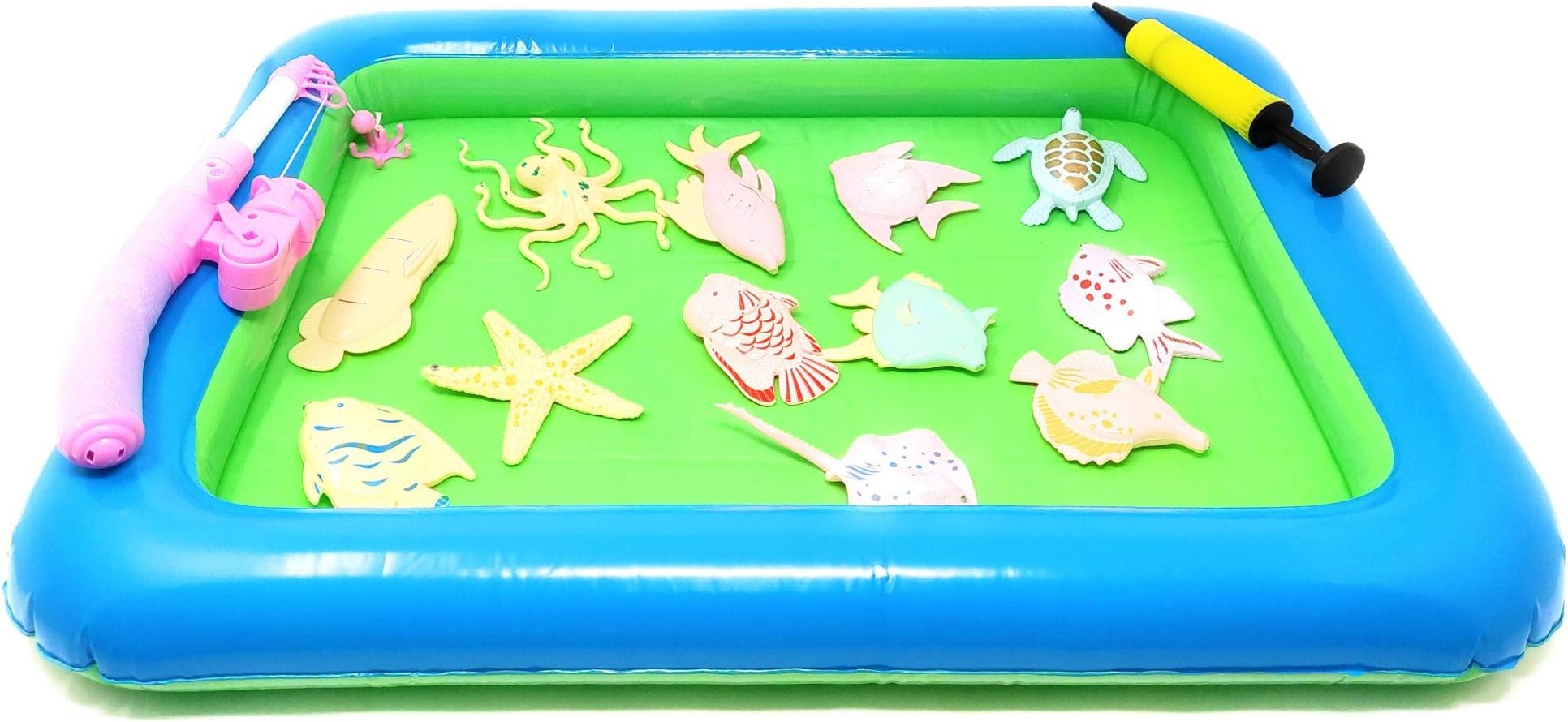 Akrobo Magnetic Fishing catching Game Toy Water Animal Figure Set for Kids Boys Girls