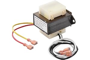 CATILON 46-24124-06 HVAC Transformer, 40 VA 120/24V Control Transformer Compatible with Rheem Furnace, Channel 2 Hole Mount Model with 1/4 in Insulated Female Quick Connects, 4011F-5