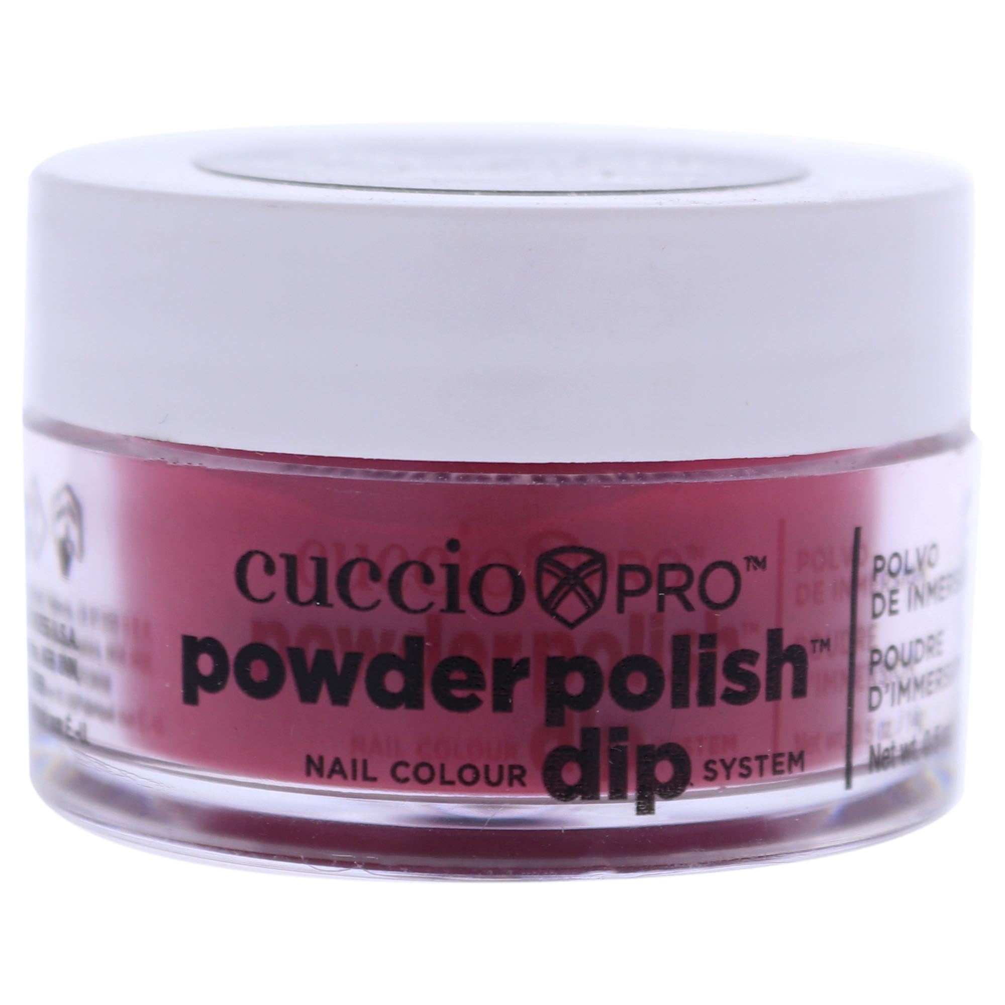 Cuccio - Pro Powder Polish Nail Colour Dip System - Strawberry Red - for Women - Nail Powder - 0.5 oz