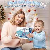 Dreamon 68 PCS Mini Magnetic Tiles Set Ice & Snow Travel Box view 7