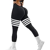 SZKANI Workout Leggings for Women Scrunch Butt Lifting Leggings Booty High Waist Yoga Pants Seamless Gym Tights