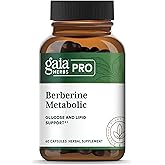 GAIA HERBS PRO Berberine Metabolic - Supplement Supplement with Berberine HCI - Vegan, Gluten-Free, Soy-Free - 60 Capsules (60 Servings)