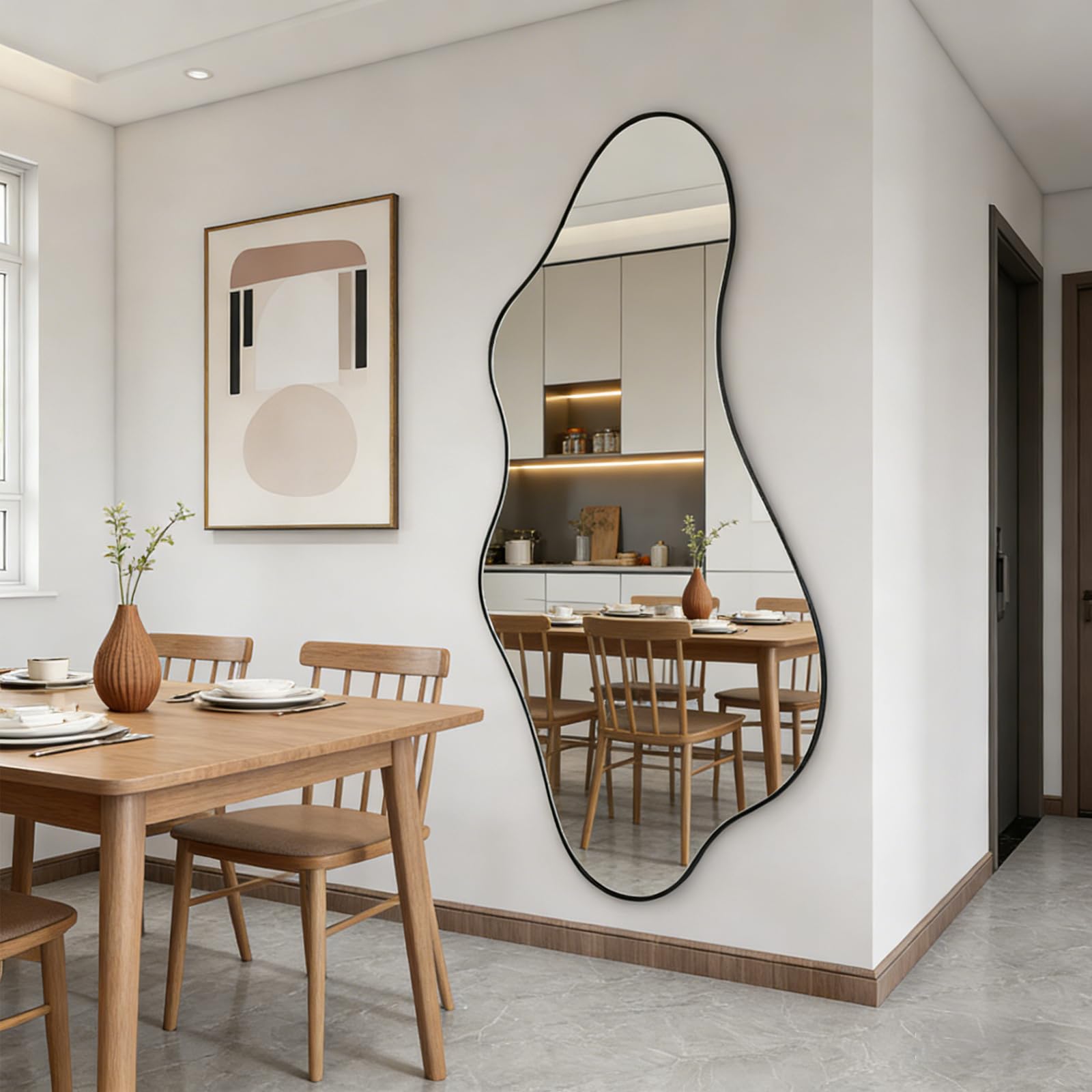 DAOYIJIAJU Irregular Mirror Full Length, 63