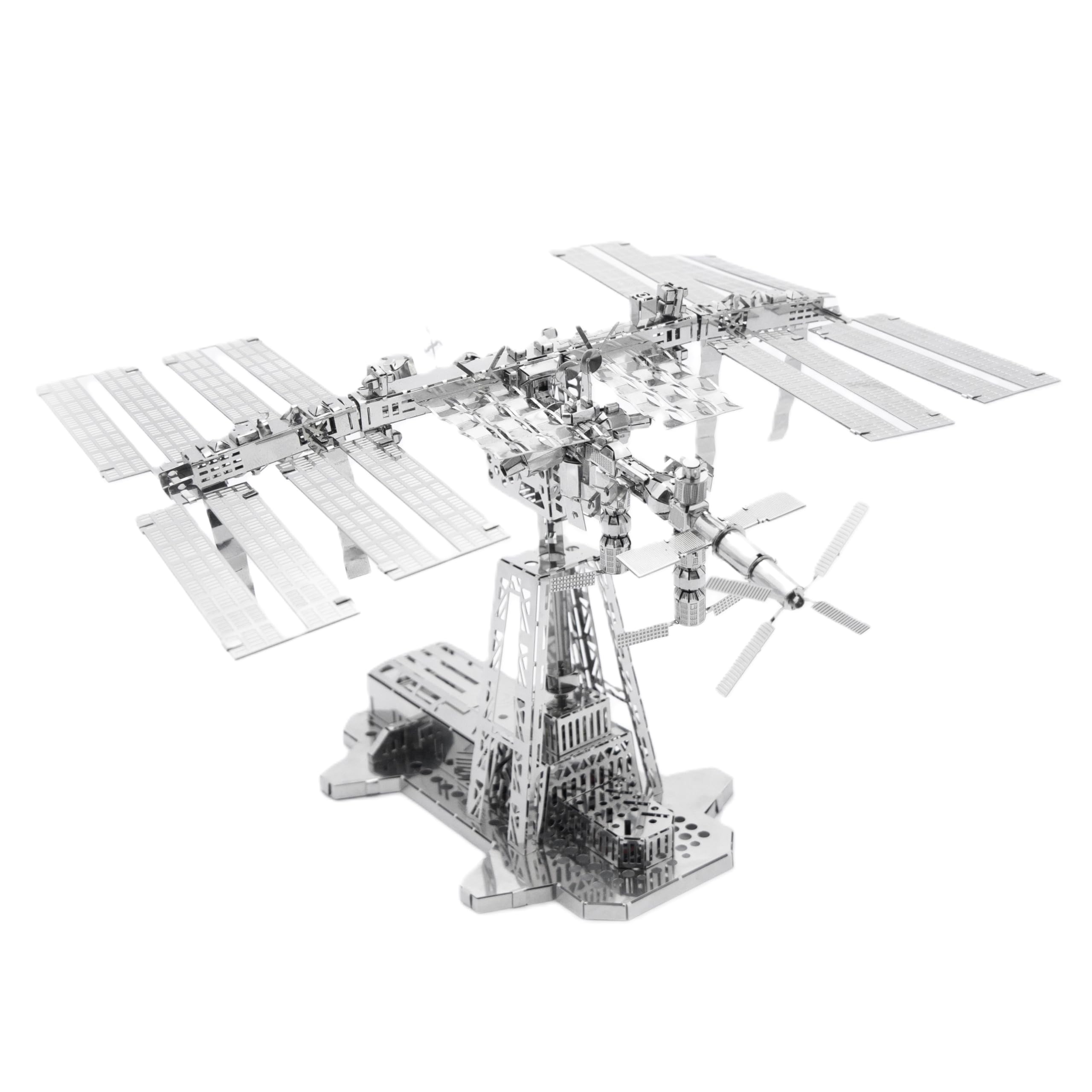 METAL-TIME International Space Station Model, ISS Space Station Metal Model Kit, 3D Metal Model Kits to Build for Adults, Model Space Station Astronauts Lodge.