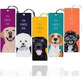 10 Styles Dog Bookmarks - Stainless Steel Hollow Dog Paw Bookmark, You Pawsed Here Book Mark Gifts for Women Men Book & Dog Lover (Dog 5PC)