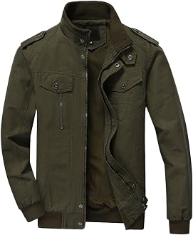Lightweight Bomber Jacket Windbreaker 