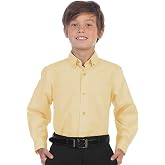 Gioberti Boy's Oxford Long Sleeve Dress Shirt