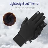 Crazy Shark Winter Thermal Gloves Windproof Water-Resistant Touch Screen view 2