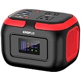 ENOFLO Portable Power Station, 97.68Wh Solar Generator, Lithium Battery Power with 110V AC 120W Peak Socket/DC/USB QC3.0/LED Light for Outdoor Camping Trip Home Backup Emergency