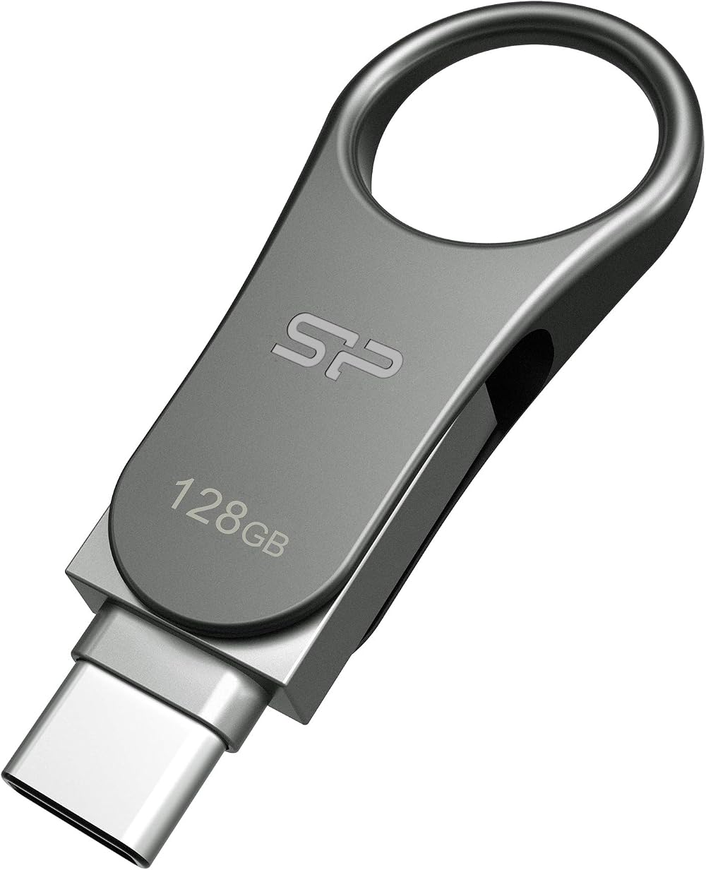 SP Silicon Power 128GB USB 3.0/3.2 C80 Type C A Dual Flash Drive