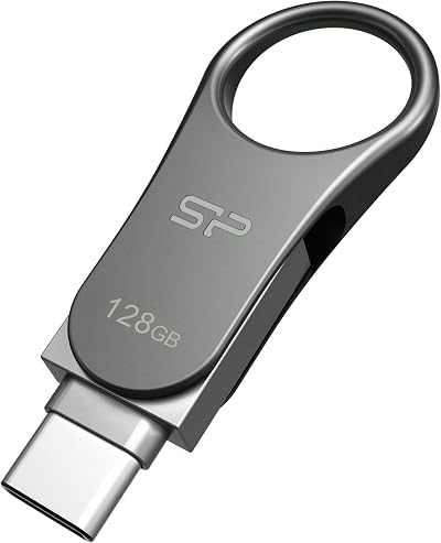 SP Silicon Power 128GB USB 3.0/3.2 C80 Type C A Dual Flash Drive