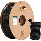 eSUN Flexible TPE Filament 1.75mm, TPE-83A 3D Printer Filament, 1KG Spool 3D Printing Filament for 3D Printers, Black