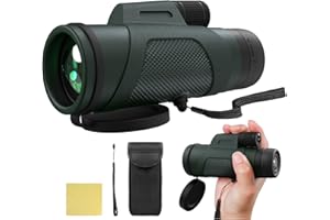 AMITHER 12x50 Monocular Telescope for Adults, High Powered Monoculars Compact Scope Portable Handheld Telescope with BAK-4 Prism FMC Lens for Bird Watching Hiking Camping Hunting Travel