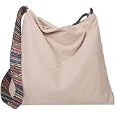 JARKJARD Women Corduroy Tote Bag Large Shoulder Hobo Bag for Women Boho Casual Handbag Purse