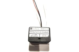 DESELECTRA Mini timer switch time relay 1 to 20 sec kit 12V / 20A delay on car daylights