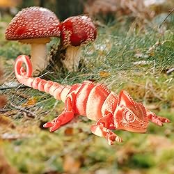 3D Printed Articulated Chameleon Fidget Toy