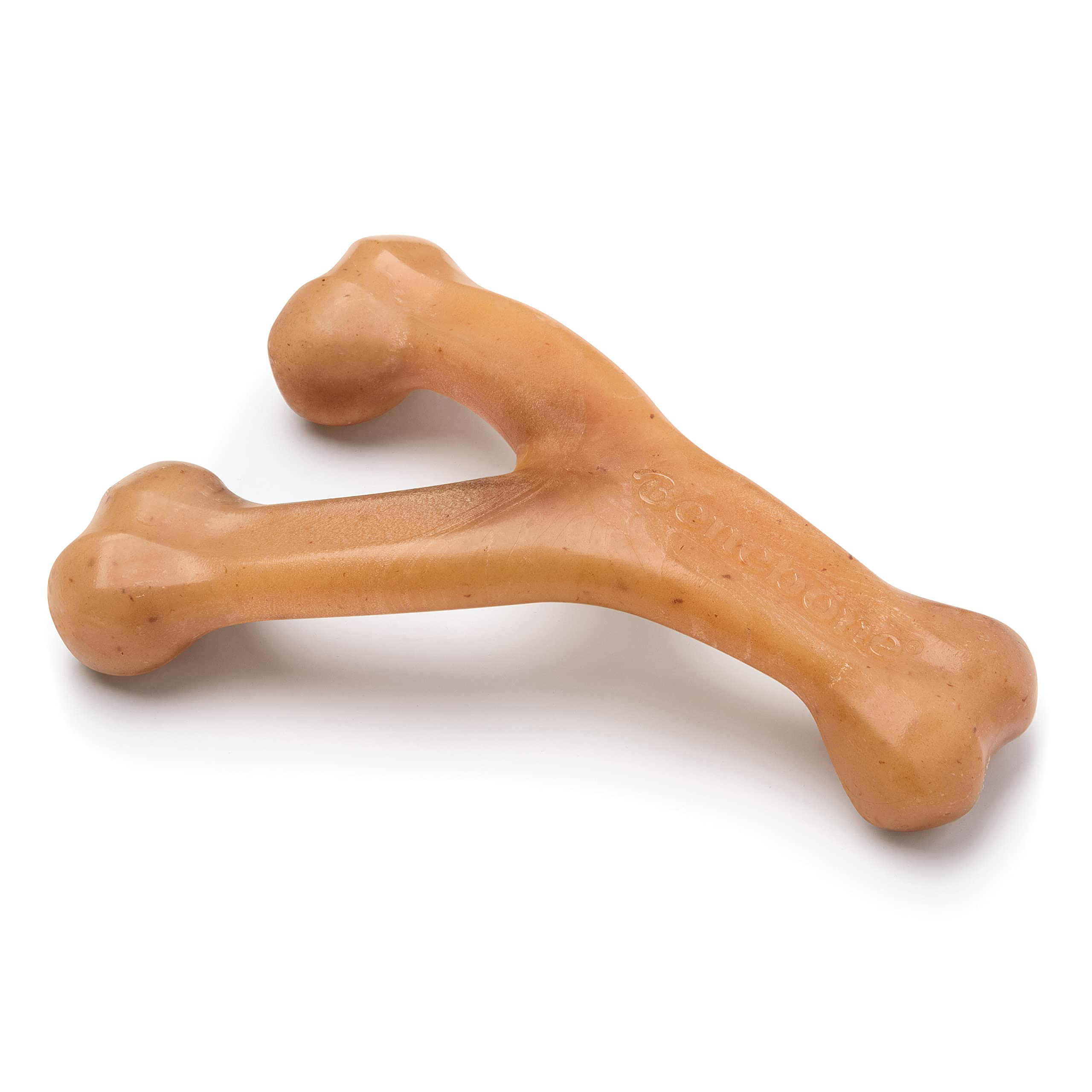 Benebone Wishbone Durable Dog Chew Toy for Aggressive Chewers, Real