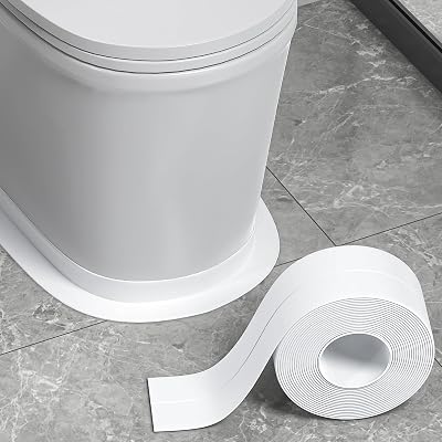 Fixmend Bath Sealant Strip 126in White PVC Caulk Tape Waterproof