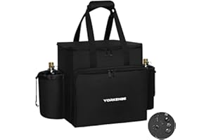 Yorkenbe Portable Heater Carry Bag Compatible with Mr. Heater MH9BX, Water Resistant Buddy Propane Heater Carrying Case, with Multiple Pockets and Anti-Slip Bottom