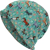 Cat Beanie Hat Chemo Headwear Slouchy Skull Sleep Cap for Women Men Winter Running