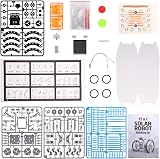 ACELIFE Solar Robot Kit 12-in-1 STEM Educational Toy Grey 190 Parts view 7