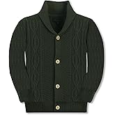 Gioberti Kids and Boys 100% Cotton Knitted Shawl Collar Cardigan Sweater