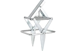 Simfelice Mole Trap Heavy Duty Scissor Mole Trap for Lawns Galvanized Steel Mole Trap Reusable Mole Traps That Work Best Mole and Gopher Killer Easy One-Step Setup