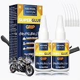 Grip Glue 100g, Ultra Strong Waterproof &amp; Clear Super Motorcycle Grip Glue | Fast Drying Handlebar Grip Glue For Dirt Bikes,Atv, Bicycle, Scooter Grips,Ebike - Vibration Resistant - 6 Precision Tips