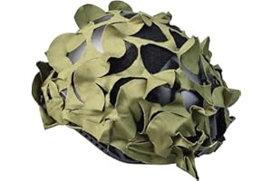 HDLSINA Breathable Mesh Camo Tactical Helmet CoverTactical Gear Fast Helmet Cover in Size M/L
