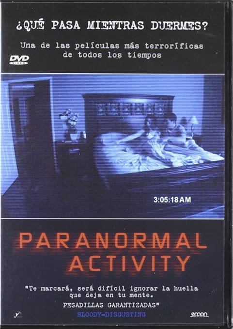Paranormal Activity Dvd Amazon Es Katie Featherston Amber Armstrong Mark Fredrichs Micah Sloat Randy Mcdowell Tim Piper Ashley Palmer Oren Peli Katie Featherston Amber Armstrong Cine Y Series Tv