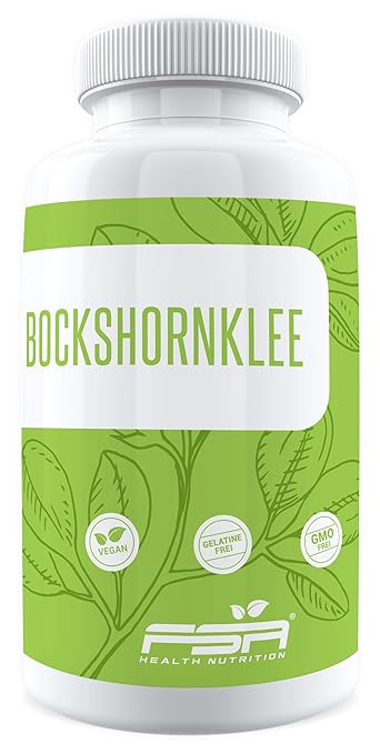 Bockshornklee Aktiviert 180 Kapseln, 500 mg Bockshornkleesamen Pulver je veganer Kapsel ohne Zusätze, Fenugreek, von der Prof