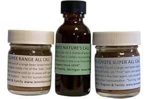 LENON LURES Special Three 1 oz Lenon Coyote Trapping Lures - Proven Results Since 1924