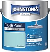 Johnstone's Bathroom Paint Blue Shore Mid Sheen 2.5L Stain Blocker view 6
