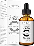 Uptown Cosmeceuticals L-ascorbic Acid Super Vitamin C Serum for Anti-Wrinkle, Fine Lines, Age Spots and Dark Circle, 30 ml