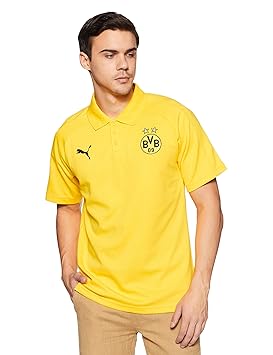 Puma Herren BVB Casual Polo Without Sponsor Logo