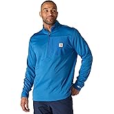 Carhartt Men's Force Relaxed Fit Mock Neck Half-Zip T-Shirt