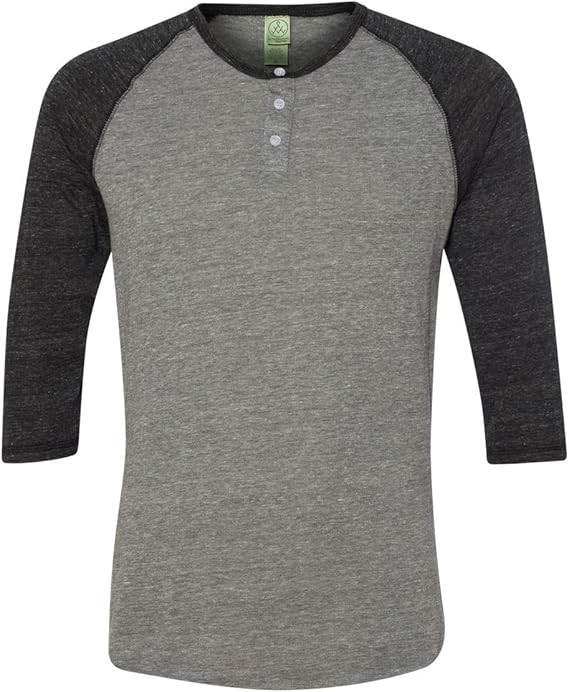 Alternative Mens 3/4 Sleeve Raglan Henley 1989 at Amazon Men’s Clothing store