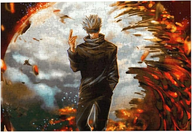 Amazon 呪術廻戦 ジグソーパズル 300ピース パズル れんごく きょうじゅろう萌えグッズ きめつのやいば カッコイイコレクション 豊富なキャラ柄 おしゃれ 飾り物 おもちゃ 子供 成人向け 木製パズル人気 アニメ ギフトクリスマスプレゼント 38 3 26cm おもちゃ