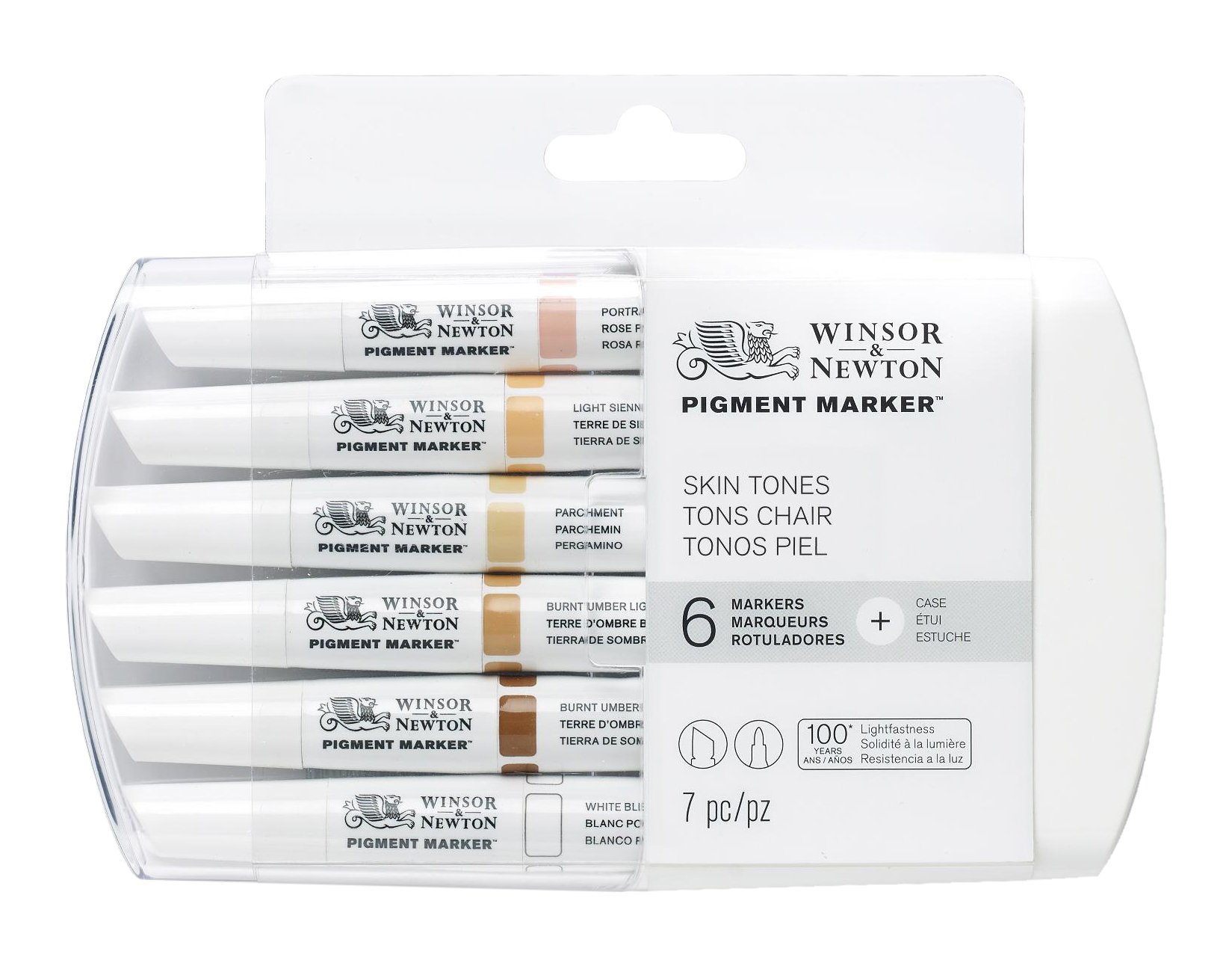 Winsor & Newton Pigment Marker - Skin Tones (Pack of 6)