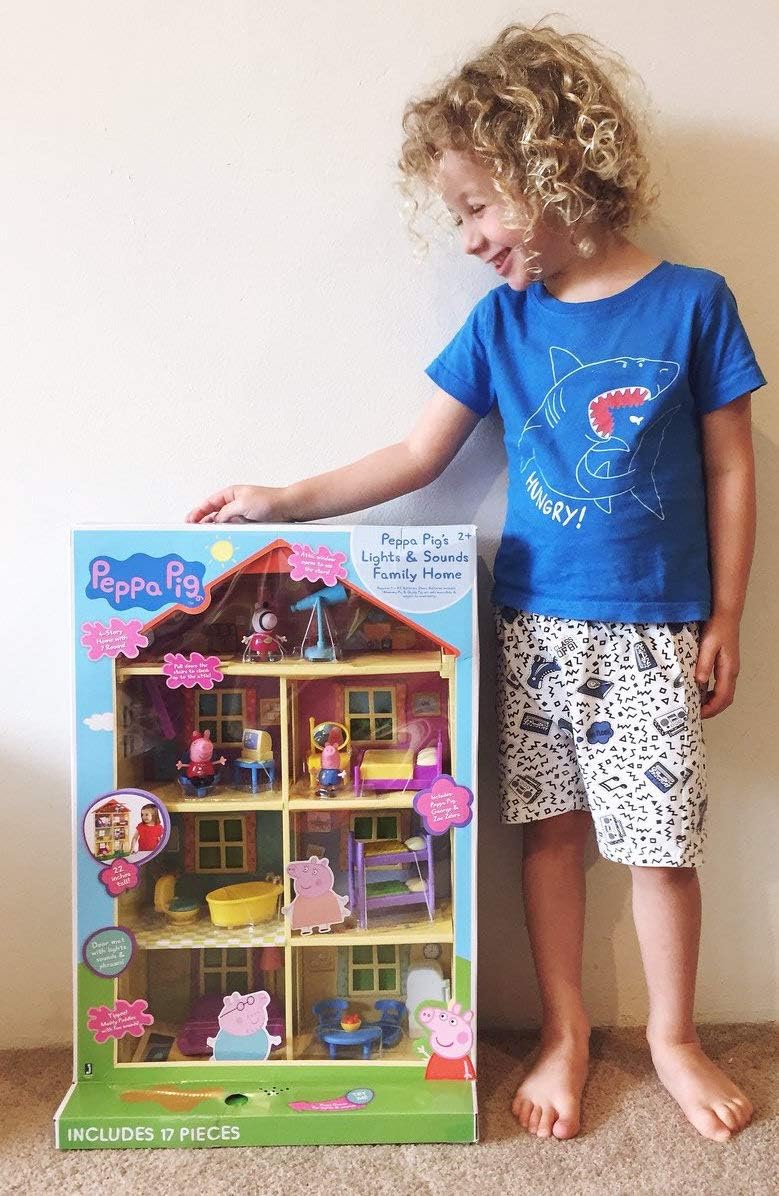 casa de peppa pig con tapete