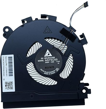 Amazon Com Rangale Replacement Cpu Coolign Fan For Spectre X360 15 Ch 15 Ch000 15 Ch011dx Fan Ns75c00 17j21 Series Laptop L 001 Cpu Fan Computers Accessories