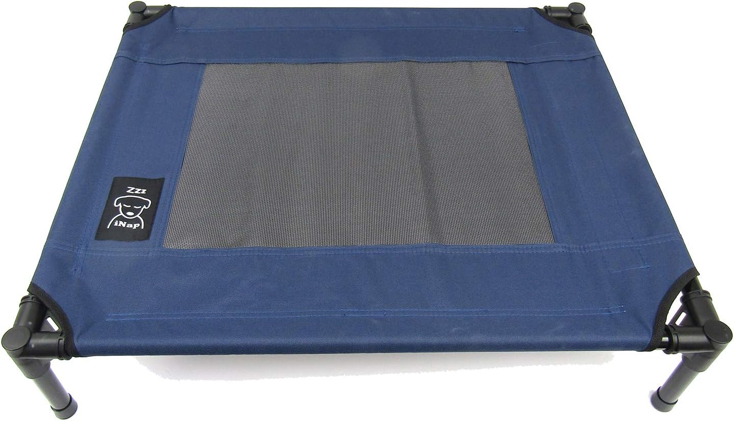 iNap Orthopedic Dog Bed, Cooling Mesh, Small Breeds, Washable Breathable Fabric, Steel Frame - Choose Color & Size