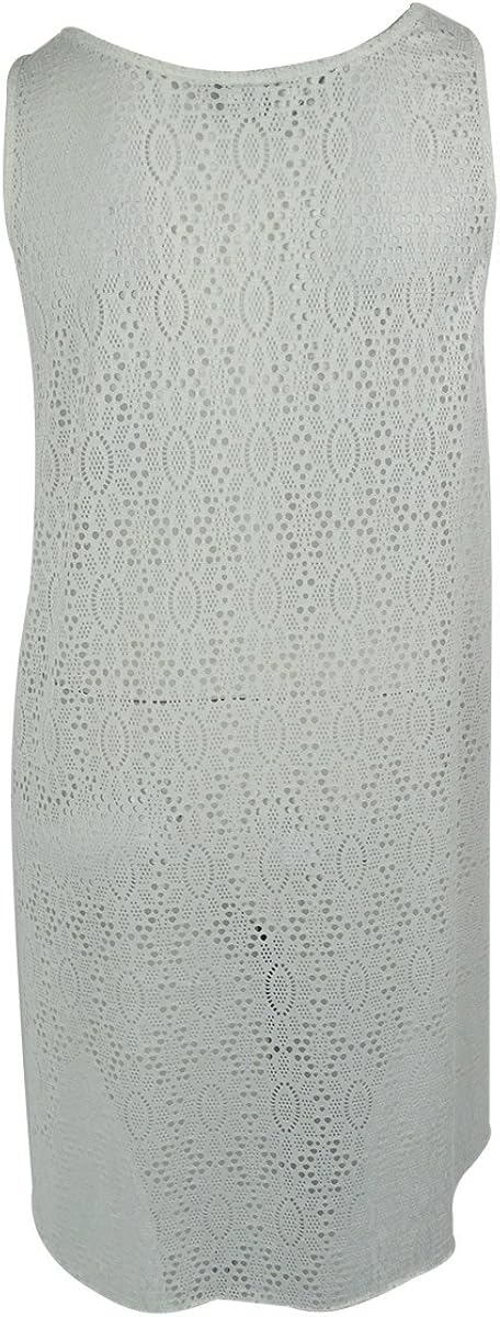 Women 2X, Ivory Profile Lace Hi Lo 